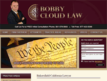 Tablet Screenshot of bobbycloudlaw.com